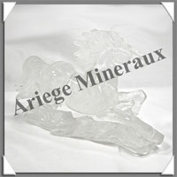 CHEVAL - CRISTAL de ROCHE - 195x130x60 mm - 820 grammes - A003