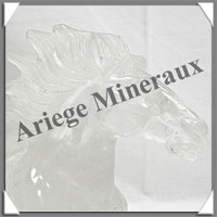 CHEVAL - CRISTAL de ROCHE - 195x130x60 mm - 820 grammes - A003