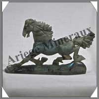 CHEVAL - LABRADORITE - 125x80x20 mm - 135 grammes - A001