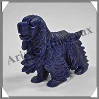 CHIEN - LAPIS LAZULI - 100x75x30 mm - 152 grammes - A001