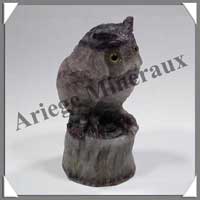 CHOUETTE - FLUORITE VIOLETTE - 90 mm - 310 grammes - C003