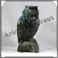 CHOUETTE - LABRADORITE - 150 mm - 1000 grammes - C001