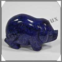 COCHON - LAPIS LAZULI - 55x35x25 mm - 70 grammes - A001