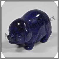 COCHON - LAPIS LAZULI - 55x35x25 mm - 70 grammes - A001