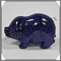 COCHON - LAPIS LAZULI - 55x35x25 mm - 70 grammes - A001