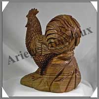 COQ - JASPE du KALAHARI - 140x130x75 mm - 1200 grammes - A001