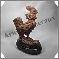 COQ - JASPE PAYSAGE - 230x165x70 mm - 2180 grammes - A001