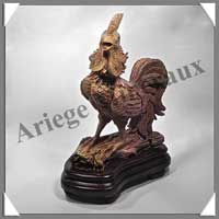 COQ - JASPE PAYSAGE - 230x165x70 mm - 2180 grammes - A001