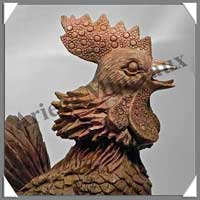 COQ - JASPE PAYSAGE - 230x165x70 mm - 2180 grammes - A001