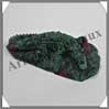 CROCODILE - ZOIZITE RUBIS - 75x40x25 mm - 75 grammes - A002 Tanzanie
