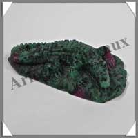 CROCODILE - ZOIZITE RUBIS - 75x40x25 mm - 75 grammes - A002