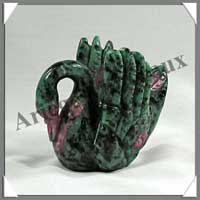 CYGNE - ZOIZITE RUBIS - 70 mm - 230 grammes - A001