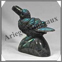 DODO (Dronte) - LABRADORITE - 110x90x30 mm - 275 grammes - A001