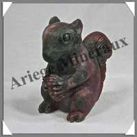 ECUREUIL - JASPE OCEAN - 70x65x40 mm - 170 grammes -  A001