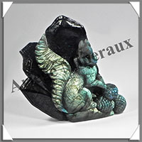 ECUREUIL - LABRADORITE - 120x115x48 mm - 680 grammes - A005