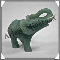 ELEPHANT - AVENTURINE - 115x90x50 mm - 275 grammes - A001