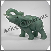ELEPHANT - AVENTURINE - 115x90x50 mm - 275 grammes - A001