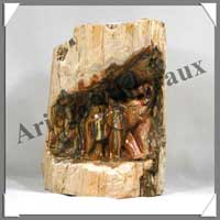 ELEPHANT - BOIS FOSSILE - 160 mm - 2 700 grammes - C001