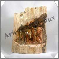 ELEPHANT - BOIS FOSSILE - 160 mm - 2 700 grammes - C001