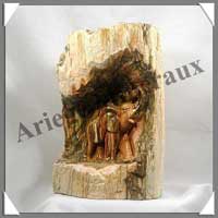 ELEPHANT - BOIS FOSSILE - 160 mm - 2 700 grammes - C001