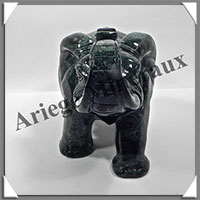 ELEPHANT - JASPE KAMBAMBA - 170x110x75 mm - 1 630 grammes - A001