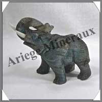 ELEPHANT - LABRADORITE - 160x90x55 mm - 240 grammes - A004