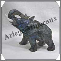 ELEPHANT - LABRADORITE - 120 mm - 400 grammes - A005
