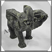 ELEPHANT - SERPENTINE - 175x140x105 mm - 1350 grammes - A001