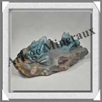 GRENOUILLES (Couple) - AMAZONITE - 170x85x70 mm - 760 grammes - A002
