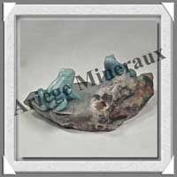 GRENOUILLES (Couple) - AMAZONITE - 170x85x70 mm - 760 grammes - A002