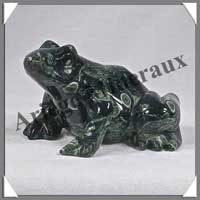 GRENOUILLE - JASPE KAMBAMBA - 80x65x45 mm - 150 grammes - C001