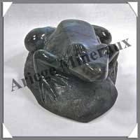 GRENOUILLE - LABRADORITE - 140x65x65 mm - 840 grammes - A001