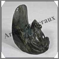GRENOUILLE - LABRADORITE - 65x45x40 mm - 165 grammes - A003