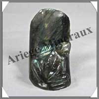 GRENOUILLE - LABRADORITE - 65x45x40 mm - 165 grammes - A003