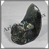 GRENOUILLE - LABRADORITE - 65x45x40 mm - 165 grammes - A003