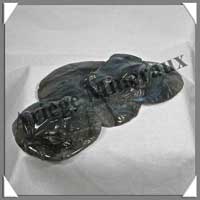 GRENOUILLES (Couple) - LABRADORITE - 160x90x35 mm - 270 grammes - A005