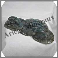 GRENOUILLES (Couple) - LABRADORITE - 160x90x35 mm - 270 grammes - A005