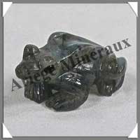 GRENOUILLE - LABRADORITE - 40x25x20 mm - 20 grammes - A006