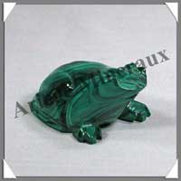 GRENOUILLE - MALACHITE - 60 mm - 85 grammes - P001