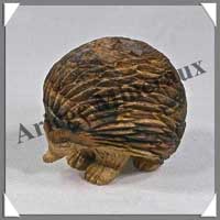 HERISSON - JASPE du KALAHARI - 55x45x45 mm - 100 grammes - C002