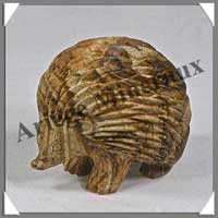 HERISSON - JASPE du KALAHARI - 55x45x45 mm - 95 grammes - C003