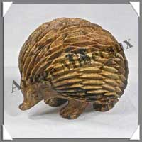 HERISSON - JASPE du KALAHARI - 85x70x60 mm - 350 grammes - C004