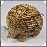 HERISSON - JASPE du KALAHARI - 75x65x60 mm - 290 grammes - C005