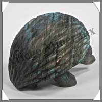 HERISSON - LABRADORITE - 55x40x40 mm - 81 grammes - A003