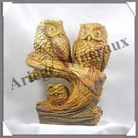 HIBOU - JASPE du KALAHARI - 200 mm - 3150 grammes - C001