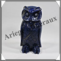 HIBOU - LAPIS LAZULI - 110x60x55 mm - 665 grammes - A002