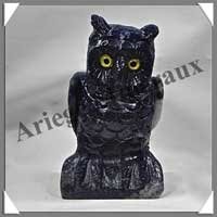 HIBOU - LAPIS LAZULI - 90x80x55 mm - 540 grammes - P001