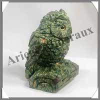 HIBOU - RHIOLITE - 60x45x40 mm - 130 grammes - C001