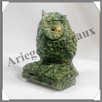 HIBOU - RHIOLITE - 60x45x40 mm - 130 grammes - C001