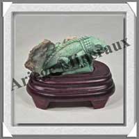 IGUANE - VARISCITE - 95x55x30 mm - 225 grammes - A001